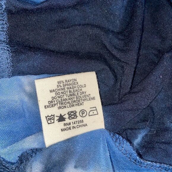 Simply southern open shoulder lightweight tye dye long top - Picture 2 of 6